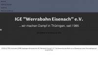 ige-werrabahn-eisenach.de Webseite Vorschau