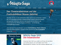 mueritz-saga.de Webseite Vorschau