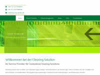 clearing-solution.de Webseite Vorschau