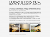 ludo-ergo-sum.de Webseite Vorschau