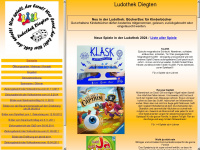 ludothek-diegten.ch Webseite Vorschau