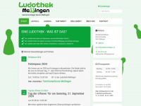 ludothek-mellingen.ch Webseite Vorschau