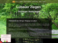 luebauer-ziegen.de Webseite Vorschau