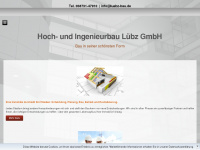luebz-bau.de Webseite Vorschau