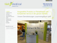 luedimedical.ch Webseite Vorschau