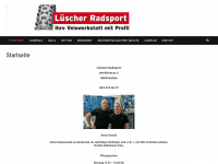 luescher-radsport.ch Webseite Vorschau