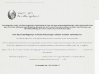 luethi-bestattungsdienst.ch Webseite Vorschau