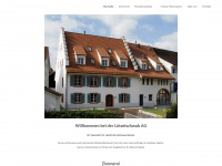 luetzelschwab-holzbau.ch Webseite Vorschau