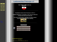 luetzowsches-freicorps.de Webseite Vorschau