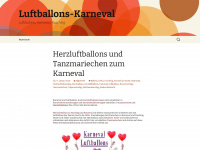 luftballons-karneval.de Webseite Vorschau