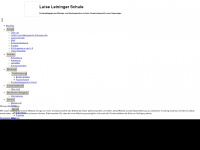 luise-leininger-schule.de Webseite Vorschau