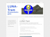 luna-tram.ch Webseite Vorschau