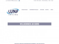 lunasailing.ch Webseite Vorschau