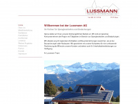 lussmannag.ch Webseite Vorschau