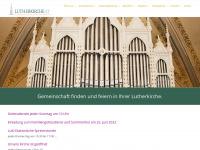 lutherkirche.at Webseite Vorschau
