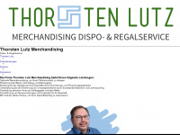 lutz-merchandising.de Webseite Vorschau