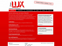 lux-strahltechnik.de Webseite Vorschau