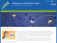 luxastrologie.at Webseite Vorschau