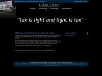luxled.ch Webseite Vorschau