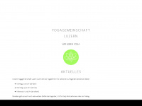 luzern-yoga.ch Webseite Vorschau