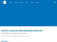 luzernerpferde.ch Webseite Vorschau