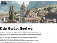 luzi-gerueste.ch Webseite Vorschau