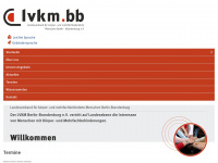 lvkm-bb.de Webseite Vorschau