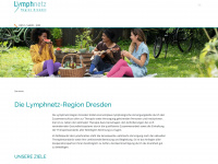 lymphnetz-region-dresden.de Webseite Vorschau