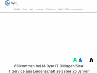 m-byte.de Webseite Vorschau