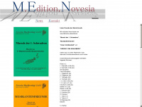 m-edition-novesia.de Webseite Vorschau