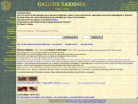 saxonia.com Webseite Vorschau