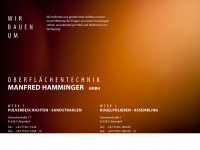 m-hamminger.at Webseite Vorschau