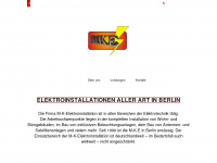 m-k-elektro.de Webseite Vorschau