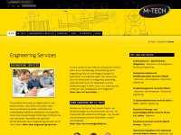 m-tech.at Webseite Vorschau