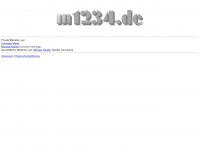m1234.de Webseite Vorschau