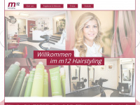 m12-hairstyling.de Webseite Vorschau