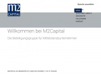 m2capital.ch Webseite Vorschau