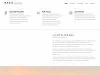 maass-licht.de Webseite Vorschau