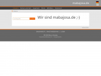 mabajosa.de Webseite Vorschau