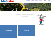 mabistar.ch Webseite Vorschau