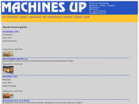 machinesup.de Webseite Vorschau