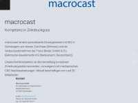 macrocast.ch Webseite Vorschau