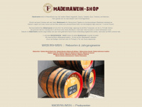madeirawein-shop.de Webseite Vorschau