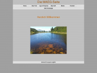 maeg.ch Webseite Vorschau