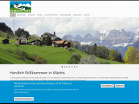 maedris.ch Webseite Vorschau