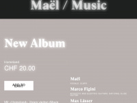 mael-music.ch Webseite Vorschau