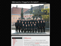 maennerchor-annabichl.at Webseite Vorschau