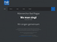maennerchor-badragaz.ch Webseite Vorschau