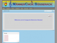 maennerchor-buesserach.ch Webseite Vorschau