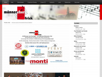 maennerchor-frick.ch Webseite Vorschau